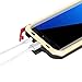 Galaxy S7 Edge Case, Seacosmo Full Body Rugged Armor Aluminum Metallic Shockproof Scratch-Resistant Dual Layer TPU Bumper Case for Samsung Galaxy S7 Edge, Gold