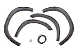 Lund RX202S Elite Series Black Rivet Style Standard Front and Rear Fender Flare - 4 Piece