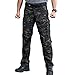 FREE SOLDIER Outdoor Men Teflon Scratch-Resistant Pants Four Seasons Hiking Climbing Tactical Trousers(Dark Camouflage 36W/31.5L)