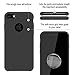 iPhone 7 Case, RANVOO Apple iPhone 7 Premium Durable Soft Silicone Rubber Scratch Resistant Protective Cover Case for iPhone 7 - [Slim Fit](Black)
