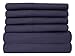 Queen Sheets Navy - 6 Piece 1500 Supreme Collection Fine Brushed Microfiber Deep Pocket Queen Sheet Set Bedding - 2 Extra Pillow Cases, Great Value, Queen, Navy