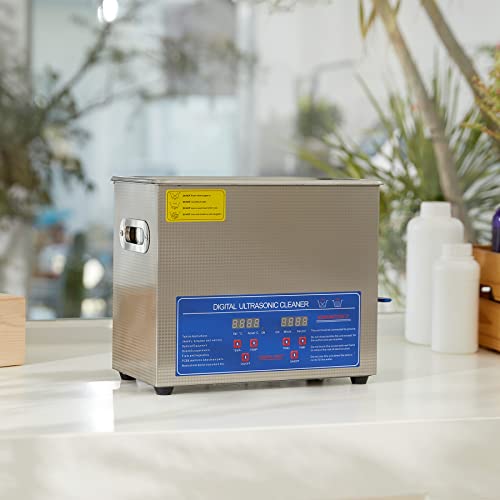 CREWORKS Professional 10L Ultrasonic Cleaner with Timer Digital for