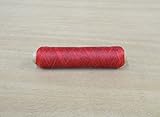 The Leather Guy Sinew Artificial beadwork dream catcher thread 20 yards red color US made