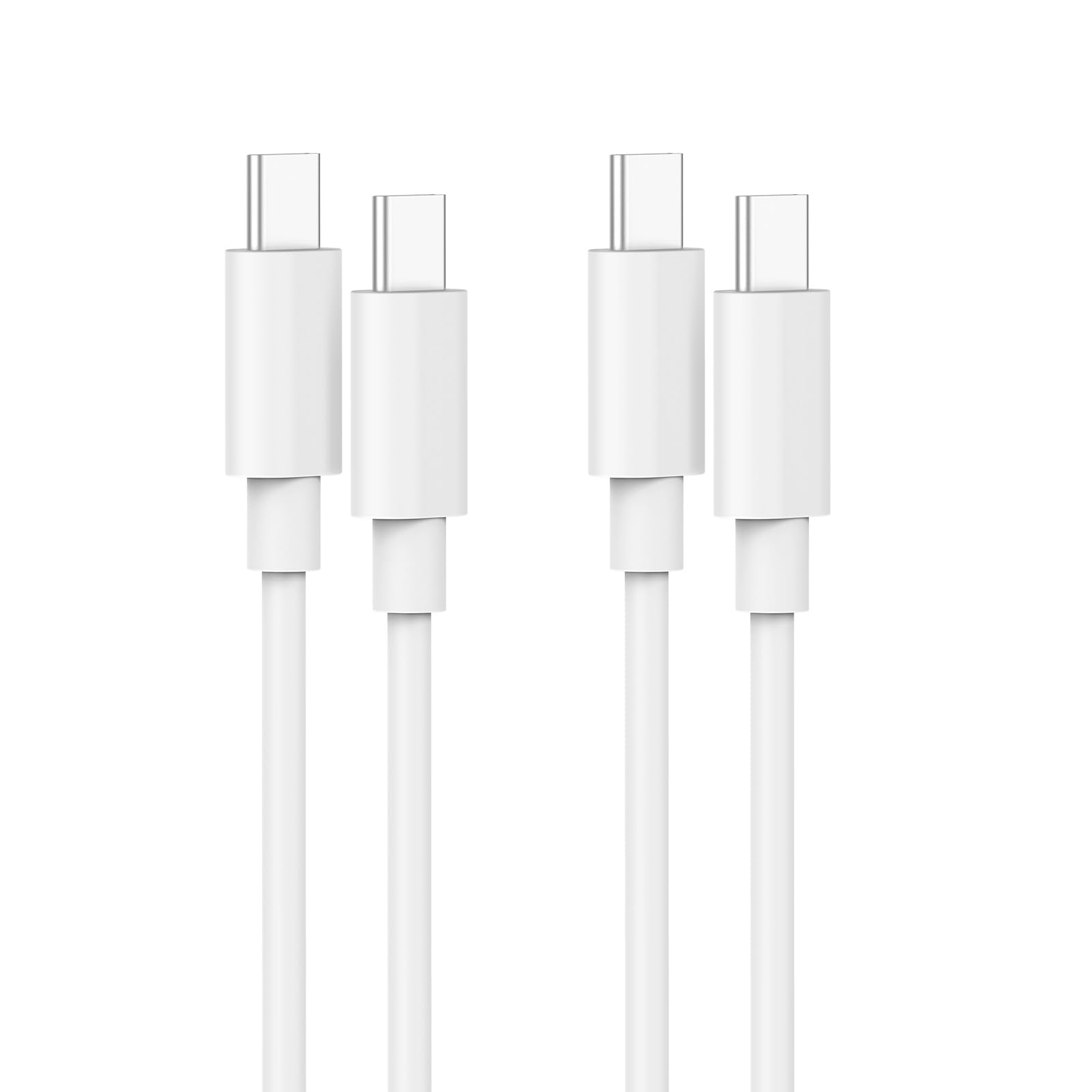 Photo 1 of 2 Pack 3.3ft/1m USB C to USB C Cable for iPhone 17 16 15 Pro Max, iPad Pro 13 12.9 11 inch, iPad Air 5 4, Mini 6, MacBook Air MacBook Pro Charger, Pixel 7 Pro, Type C Fast Charging Cord