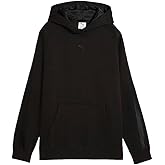 PUMA Womens Essentials Elevated Satin Hoodie Casual Outerwear Casual - Black