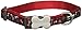 Red Dingo Bonorama Red Dog Collar, Medium/Large/20mm