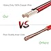 COROTC 12 Feet 16AWG SAE to SAE Extension Cable, Quick Disconnect Wire Harness DC Connector Cord Plug for Trailer RV Boat Camp Solar Panels Battrey with Dust Cap