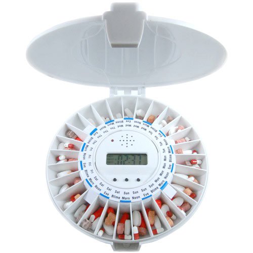 LiveFine Automatic Pill Dispenser, 28Day Electronic Medication