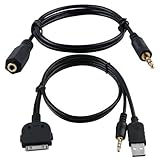 TOOGOO(R) CD-IU201V USB Interface Cable Adapter for PIONEER iPhone AVH-P8400BH AVH-P4400BH