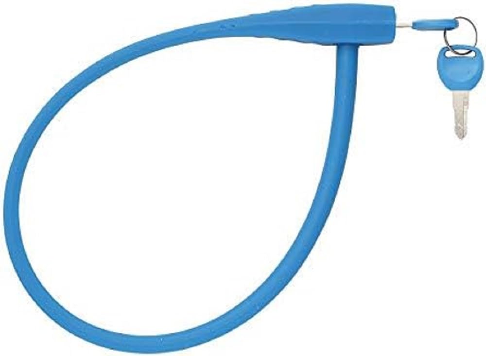 Mv-Tek Neon Cable Padlock Unisex Adult Blue, 60cm