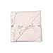 Chick Pea Baby Ivory Tulips Soft Mink Printed Blanket with Sherpa Backing