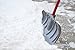 TABOR TOOLS Snow Pusher with Fiberglass Handle, 18 Inch Wide Blade, Snow Shovel with Comfortable D Grip Handle. J219A. (Snow Pusher, Long 35 Inch Handle)