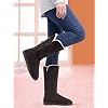 CAMEL-12-Tall-Mid-Calf-Winter-Boots-for-Women-Faux-Fur-Snow-Boot-3-Button-Suede-Fashion-Booties-Knee-High