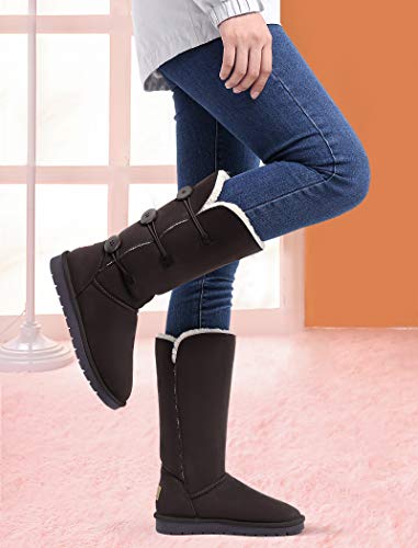CAMEL-12-Tall-Mid-Calf-Winter-Boots-for-Women-Faux-Fur-Snow-Boot-3-Button-Suede-Fashion-Booties-Knee-High
