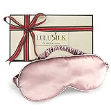 LULUSILK Mulberry Silk Sleep Eye Mask Gift