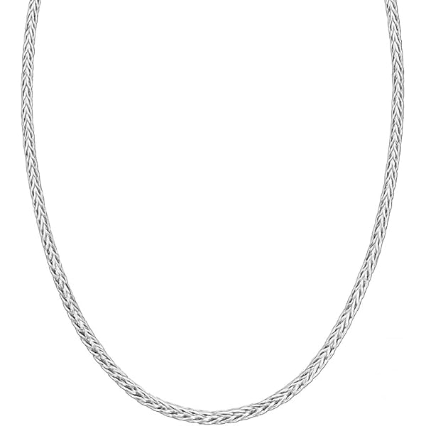 アクセサリー ITALY MADE SILVER925 PLATE NECKLACE INOX Jewelry 4mm 925 Italy Silver Black Rhodium Plated Brushed