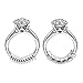 Ring Size Adjuster (10 PCS), Keten Universal Clear Ring Sizer for Loose Rings with Jewelry Polishing Cloth, 2 Sizes Fit for Almost Any Ring (2mm/3mm)