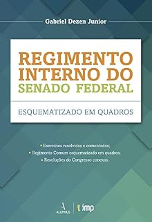 Livro Regimento Interno do Senado Federal Esquematizado em Quadros