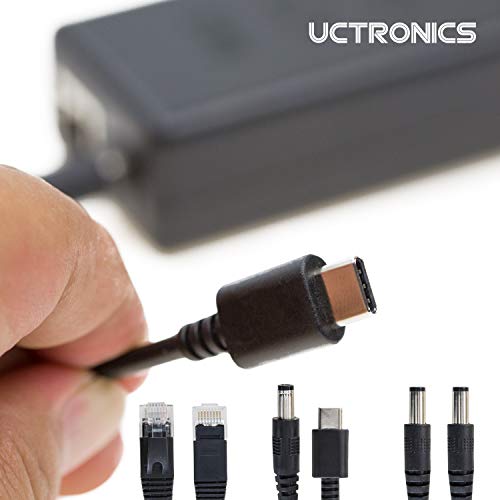 UCTRONICS PoE Splitter 5V 4A for Raspberry Pi 4 and Jetson Nano, Active