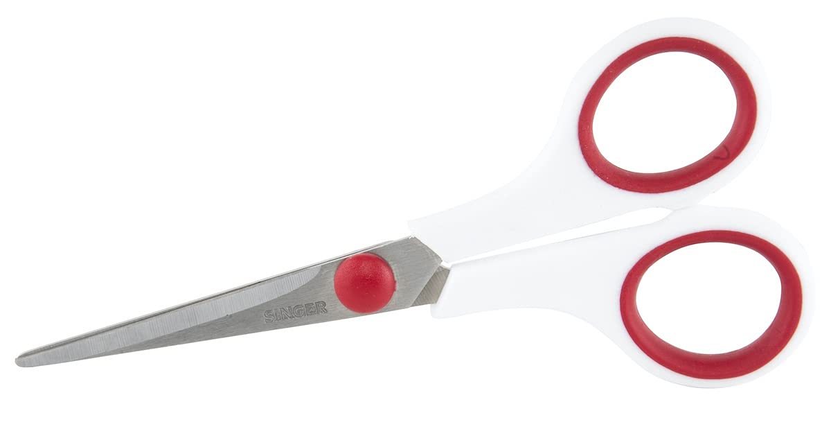 SINGER 00448 5-1/2-Inch Sewing Scissors with Comfort Grip, ,