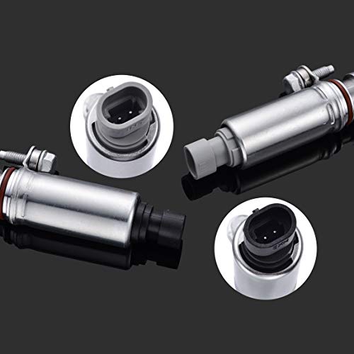 MKING Intake & Exhaust Camshaft Position Actuator Solenoid Valve Kit 12655420 12655421 for GM Chevy Cobalt Malibu HHR Equinox G5 G6 2.0L 2.2L 2.4L