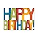 Canopy Street Snappy Birthday Cards / 36 Note Cards And Envelopes / 6 Colorful Birthday Designs / 4 5/8