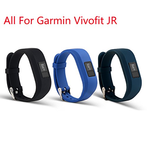 I-SMILE Bands For Garmin vivofit JR, Replacement Wristband With Secure Clasps Garmin vivofit JR Only(No tracker, Replacement Bands Only)