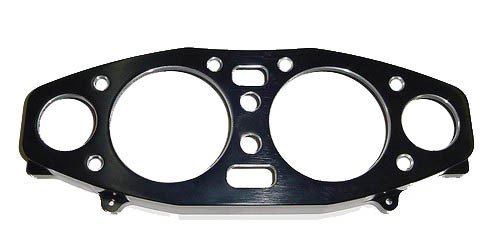 YANA SHIKI YANASHIKI - Gauge Cluster cover Black, Smooth (screw mount) for SUZUKI GSX-R 1300 HAYABUSA 1999-2007 Product code A3161AB