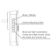 QIACHIP Wireless Doorbells Self-powered Door Chimes Push Button Kinetic Battery-Free Door Bells Waterproof 38 Musical Tones 150m Range