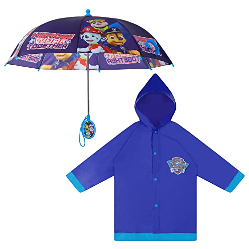 Nickelodeon Paw Patrol Slicker and Umbrella Rainwear Set