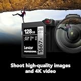 Lexar Professional 1667x 128GB SDXC UHS-II Card U3 250MB/s Read view 3