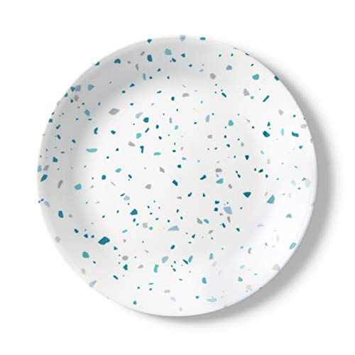 Corelle Chip Resistant Dinner Plates, 6Piece, Terrazzo Verde Pricepulse