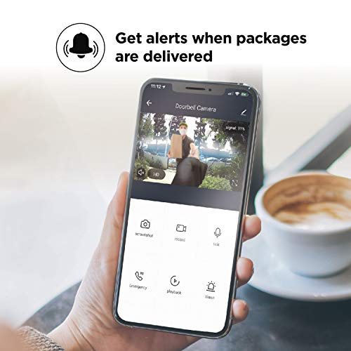 Home Zone Security Doorbell Camera Smart 2.4GHz 1080P AC 12V24V