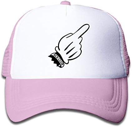 Boy's YMQPSA Ace Club Mesh Back Cap Pink