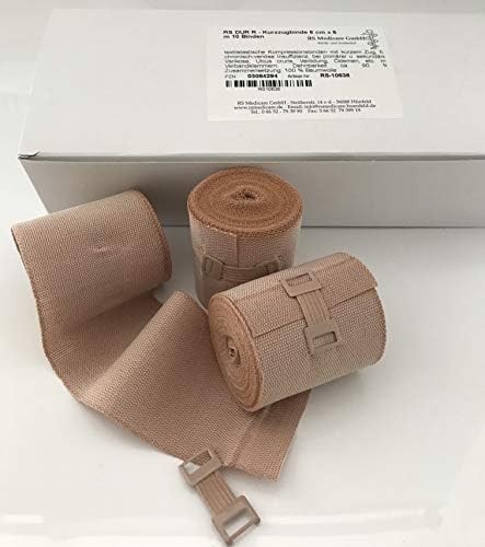 RS Medicare DUR Short Stretch Bandage 6 cm x 5 m 10 Bandages