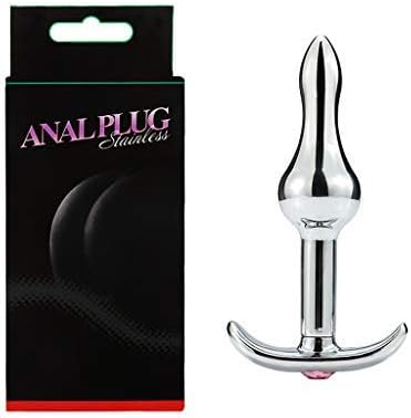Stainless Steel Metal a?us Plúg T Shaped B'ut.t Sxx Toys for Men Women (A)