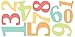 Fun4Walls WS40265 Numbers Wall Stickers