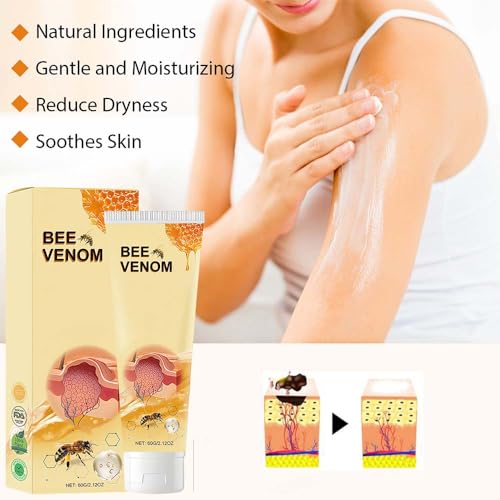 OKNIAO NEW BEE VENOM REPAIR CREAM,HYDRATING MOISTURIZING CREAM,PROFESSIONAL BEE VENOM MOISTURIZING CREAM,PROFESSIONAL BEE VENOM CREAM PROVIDES FOR ALL PARTS OF THE BODY, ALL SKIN (3PCS)