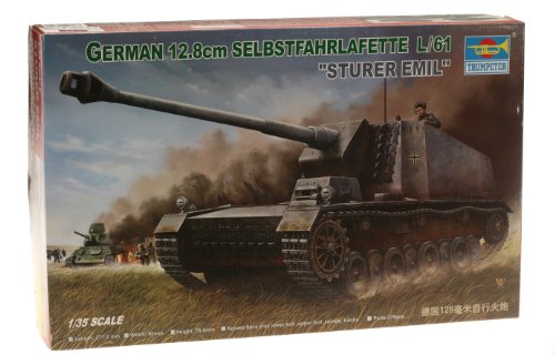 Trumpeter 1/35 German 12.8cm Tank Destroyer L/61 Sturer Emil