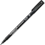 STAEDTLER Lumocolor Permanent Fine Black Box of 10