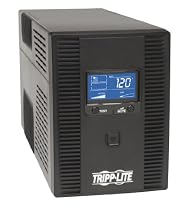 Tripp Lite 1300VA Smart UPS Back Up, 720W Line-Interactive, AVR, Tower, LCD, USB (SMART1300LCDT)