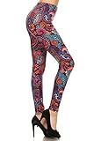 Print Leggings Marigold's Glee (LF369-PLUS)