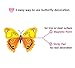 36 Pack 3D Butterfly Refrigerator Magnets, Fridge Magnets, Removable DIY Butterflies Refridgerator Decoration Wall Stickers (Rainbow-36)