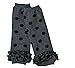 Toptim Baby Knitted Leg Warmers for Little Girls , Toddlers & Children (Dots of 5 Pairs)