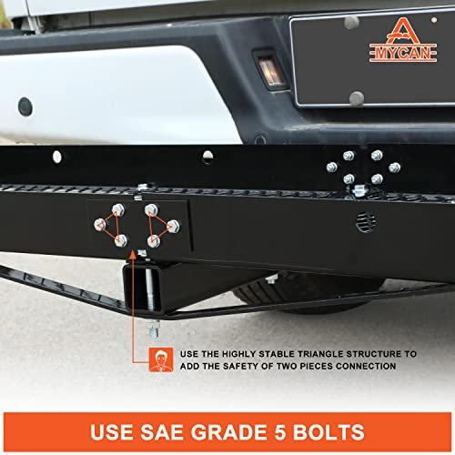 MYCAN Hitch Mount Cargo Carrier 2" Shank 500lbs Capacity 60x20 Luggage