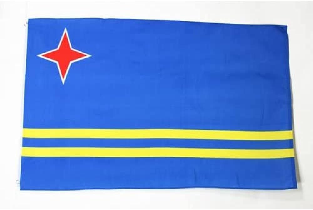AZ FLAG Aruba Flag 3x5 Ft 100D Polyester with Two Brass Grommets