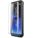Galaxy S8 Screen Protector, Supcase FitGlass Premium 3D Tempered Glass Screen Protector for Samsung Galaxy S8 [Compatible With Most Heavy Duty Cases]
