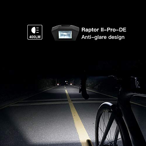 SHANREN Wireless Bike Computer Builtin 400LM Front Light Odometer