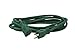 Woods Yard Master Light Duty Outdoor Extension Cord, 20Ft, 16 Gauge, 3 Conductor, Landscape and Patio Cord, Green, 160001