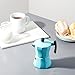 Palais Dinnerware Stovetop Espresso Maker - Aluminum Coffee Maker Moka Pot (Turquoise, 6 Demitasse Cups)